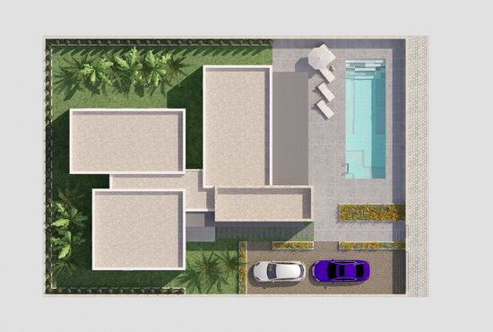 3-izb. Vila Na predaj, Alicante, Benijofar, Španielsko [N6125]