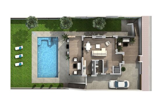 3-izb. Vila Na predaj, Alicante, Rojales, Španielsko [N3034V1]