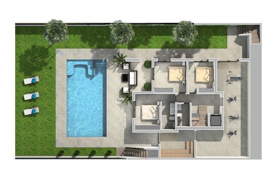 3-izb. Vila Na predaj, Alicante, Rojales, Španielsko [N3034V1]
