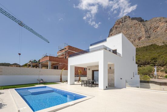 3-izb. Vila Na predaj, Alicante, Polop, Španielsko [N8655]