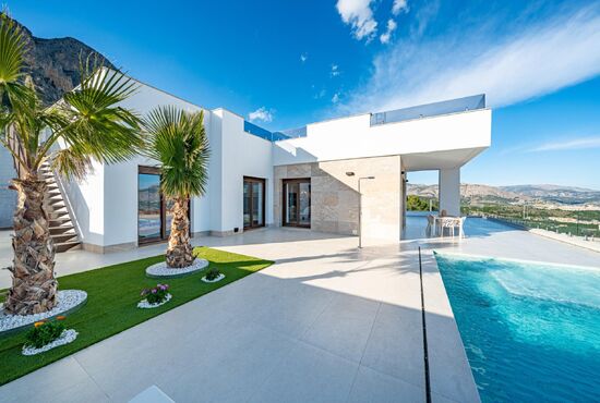 3-izb. Vila Na predaj, Alicante, Polop, Španielsko [N8656]