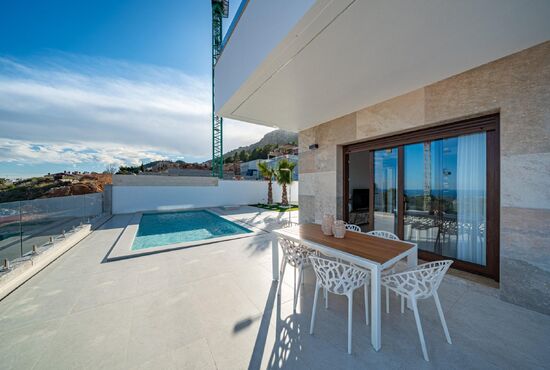 3-izb. Vila Na predaj, Alicante, Polop, Španielsko [N8656]
