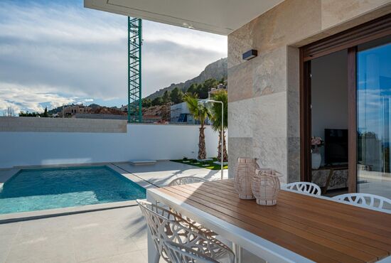 3-izb. Vila Na predaj, Alicante, Polop, Španielsko [N8656]