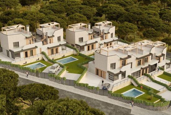 3-izb. Mestský dom Na predaj, Alicante, Polop, Španielsko [N7504]