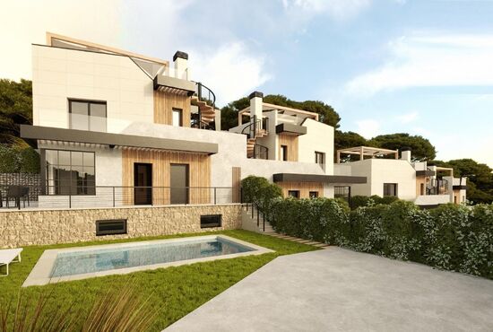 3-izb. Vila Na predaj, Alicante, Polop, Španielsko [N8647]