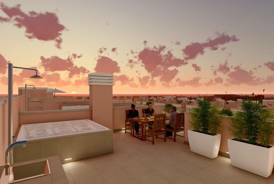 3-izb. Penthouse Na predaj, Alicante, Pilar de La Horadada, Španielsko [N8706]