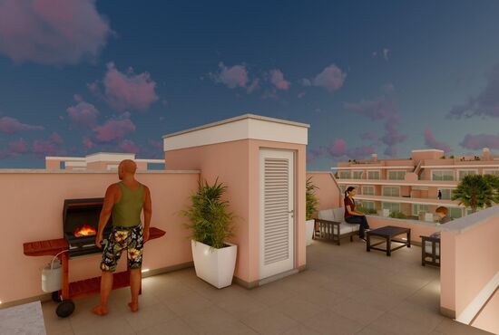 3-izb. Penthouse Na predaj, Alicante, Pilar de La Horadada, Španielsko [N8706]