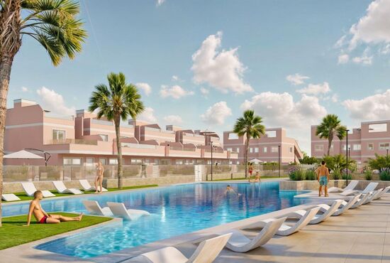 3-izb. Vila Na predaj, Alicante, Pilar de La Horadada, Španielsko [N8710]