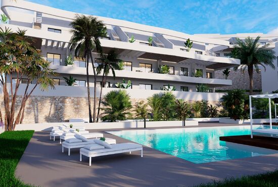 2-izb. Penthouse Na predaj, Alicante, Finestrat, Španielsko [N8215]
