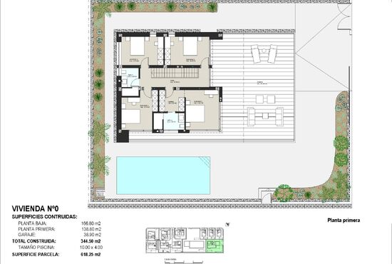 5-izb. Vila Na predaj, Alicante, Pilar de La Horadada, Španielsko [SP1389]