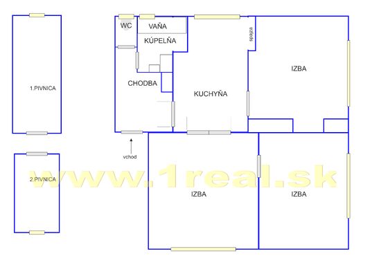 3-izbový byt, Banská Bystrica, Jilemnického [772]