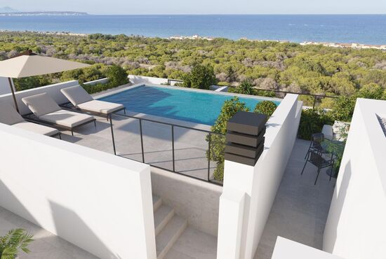 3-izb. Penthouse Na predaj, Alicante, Guardamar del Segura, Španielsko [N9906]