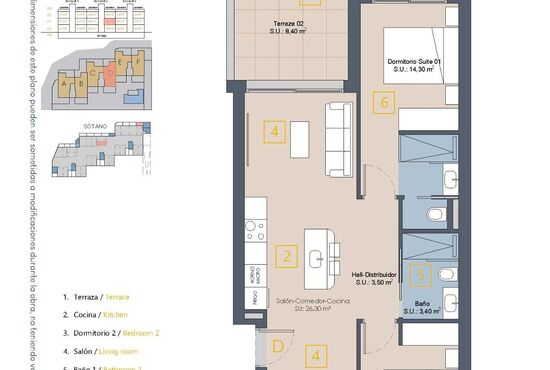 2-izb. Apartmán Na predaj, Murcia, Los Alcazares, Španielsko [N9249]