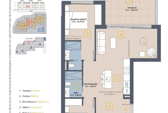 3-izb. Apartmán Na predaj, Murcia, Los Alcazares, Španielsko [N9250]