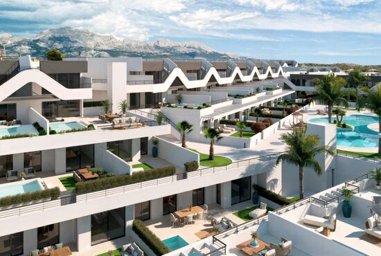 3-izb. Apartmán Na predaj, Alicante, Alfas del Pi, Španielsko [N9901]