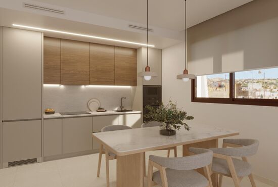 2-izb. Penthouse Na predaj, Alicante, Santa Pola, Španielsko [N9895]