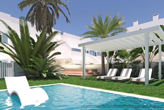 3-izb. Vila Na predaj, Alicante, Pilar de La Horadada, Španielsko [N8276]