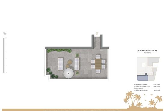 3-izb. Penthouse Na predaj, Alicante, Guardamar del Segura, Španielsko [N9891]