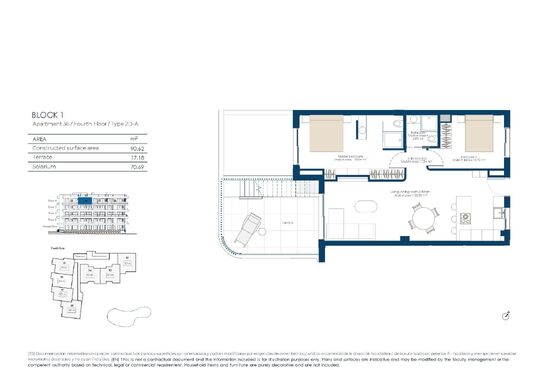 2-izb. Penthouse Na predaj, Murcia, Banos y Mendigo, Španielsko [SP1734]