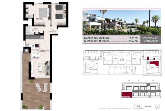 2-izb. Bungalov Na predaj, Alicante, Rojales, Španielsko [N9884]