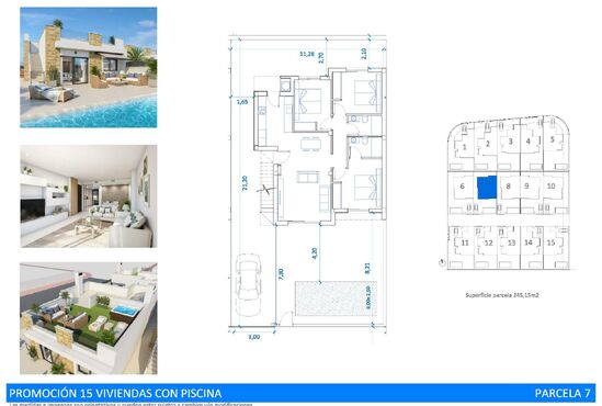3-izb. Vila Na predaj, Alicante, San Fulgencio, Španielsko [N9019]