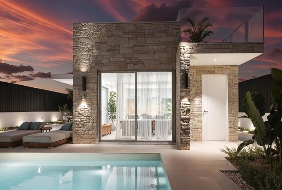 3-izb. Vila Na predaj, Murcia, Los Alcazares, Španielsko [N9862]