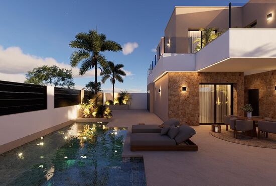 4-izb. Vila Na predaj, Murcia, San Pedro del Pinatar, Španielsko [N9848]