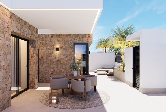 4-izb. Vila Na predaj, Murcia, San Pedro del Pinatar, Španielsko [N9848]