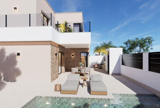 4-izb. Vila Na predaj, Murcia, San Pedro del Pinatar, Španielsko [N9848]