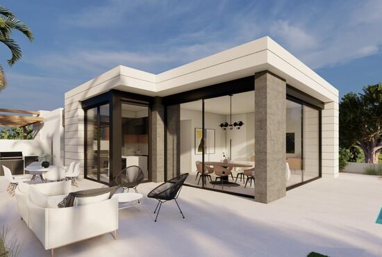 3-izb. Vila Na predaj, Alicante, Pilar de La Horadada, Španielsko [N8105]