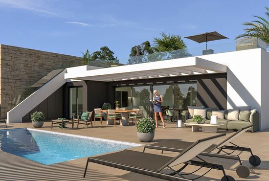 3-izb. Vila Na predaj, Alicante, Mutxamel, Španielsko [N9843]