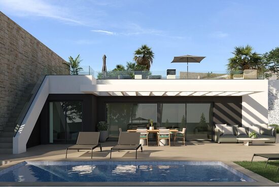 3-izb. Vila Na predaj, Alicante, Mutxamel, Španielsko [N9843]