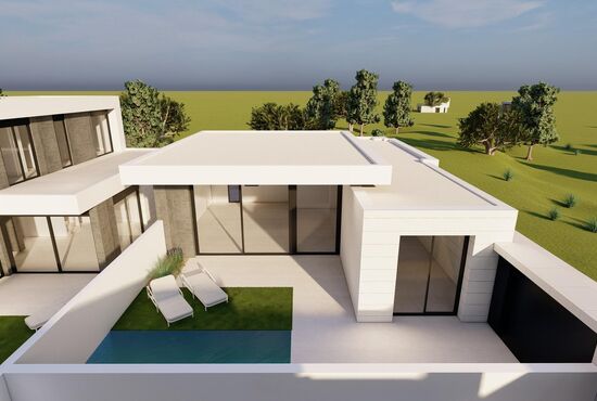 3-izb. Vila Na predaj, Alicante, Pilar de La Horadada, Španielsko [N9832]
