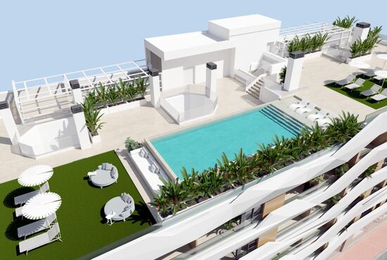 3-izb. Penthouse Na predaj, Alicante, Guardamar del Segura, Španielsko [N8165]