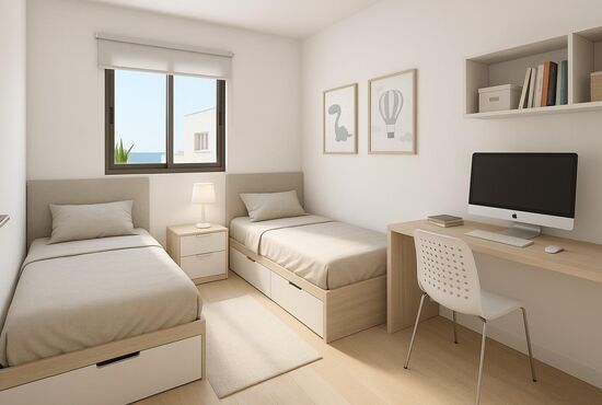 2-izb. Apartmán Na predaj, Murcia, Puerto de Mazarron, Španielsko [N9829]