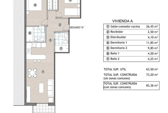 2-izb. Penthouse Na predaj, Murcia, Puerto de Mazarron, Španielsko [N9830]