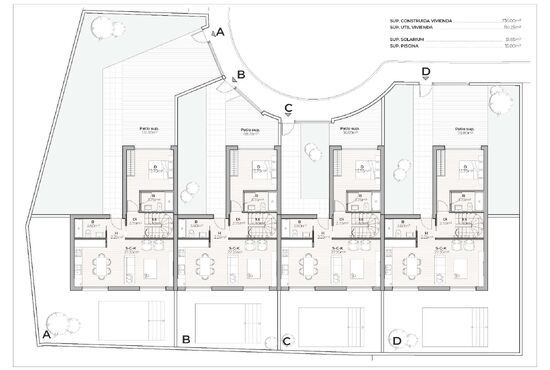 3-izb. Mestský dom Na predaj, Murcia, Mazarron, Španielsko [N9809]