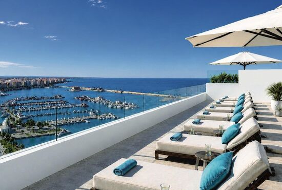 1-izb. Penthouse Na predaj, Alicante, Torrevieja, Španielsko [N9799]