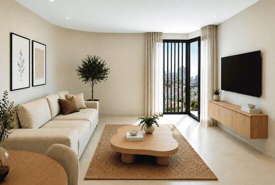 1-izb. Penthouse Na predaj, Alicante, Torrevieja, Španielsko [N9799]