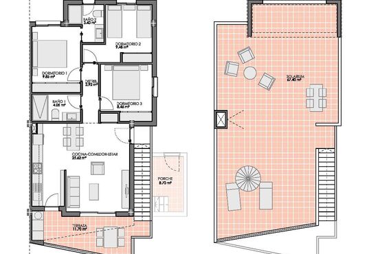 3-izb. Bungalov Na predaj, Alicante, Pilar de La Horadada, Španielsko [N9787]