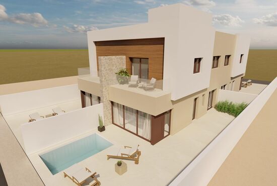 3-izb. Quad House Na predaj, Murcia, San Javier, Španielsko [N9768]