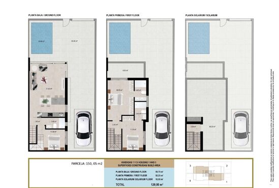 3-izb. Quad House Na predaj, Murcia, San Javier, Španielsko [N9768]