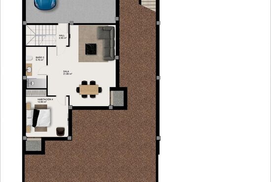 4-izb. Vila Na predaj, Alicante, Benijofar, Španielsko [N9759]