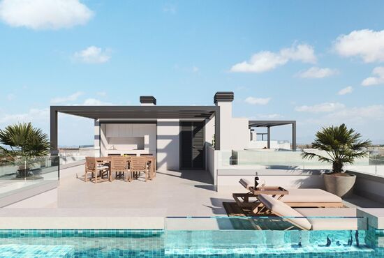 3-izb. Penthouse Na predaj, Murcia, Torre Pacheco, Španielsko [SP1625]