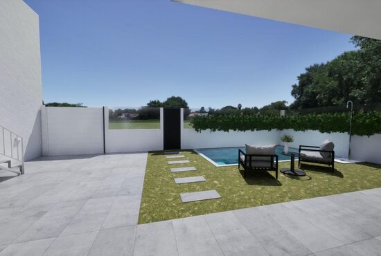 3-izb. Quad House Na predaj, Murcia, Torre Pacheco, Španielsko [N9752]