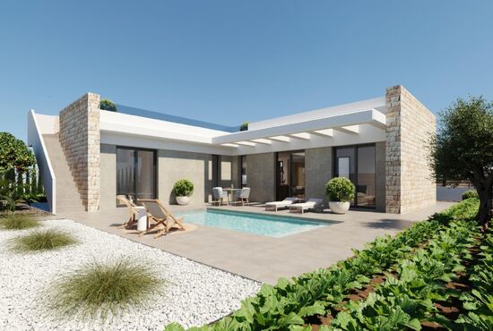 3-izb. Vila Na predaj, Murcia, Fuente Alamo, Španielsko [N9751]