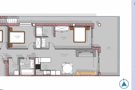 3-izb. Penthouse Na predaj, Alicante, Guardamar del Segura, Španielsko [N9734]