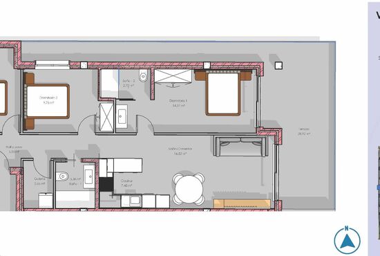 3-izb. Apartmán Na predaj, Alicante, Guardamar del Segura, Španielsko [N9732]