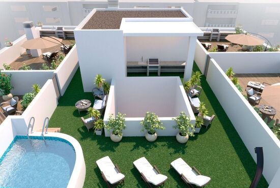 2-izb. Penthouse Na predaj, Alicante, Torrevieja, Španielsko [N9334]