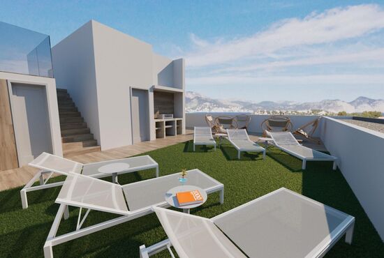2-izb. Penthouse Na predaj, Alicante, Torrevieja, Španielsko [N9709]